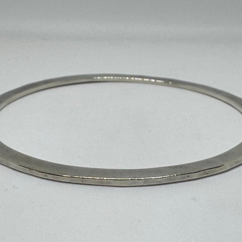 Hammered Sterling Silver Bangle - image 2